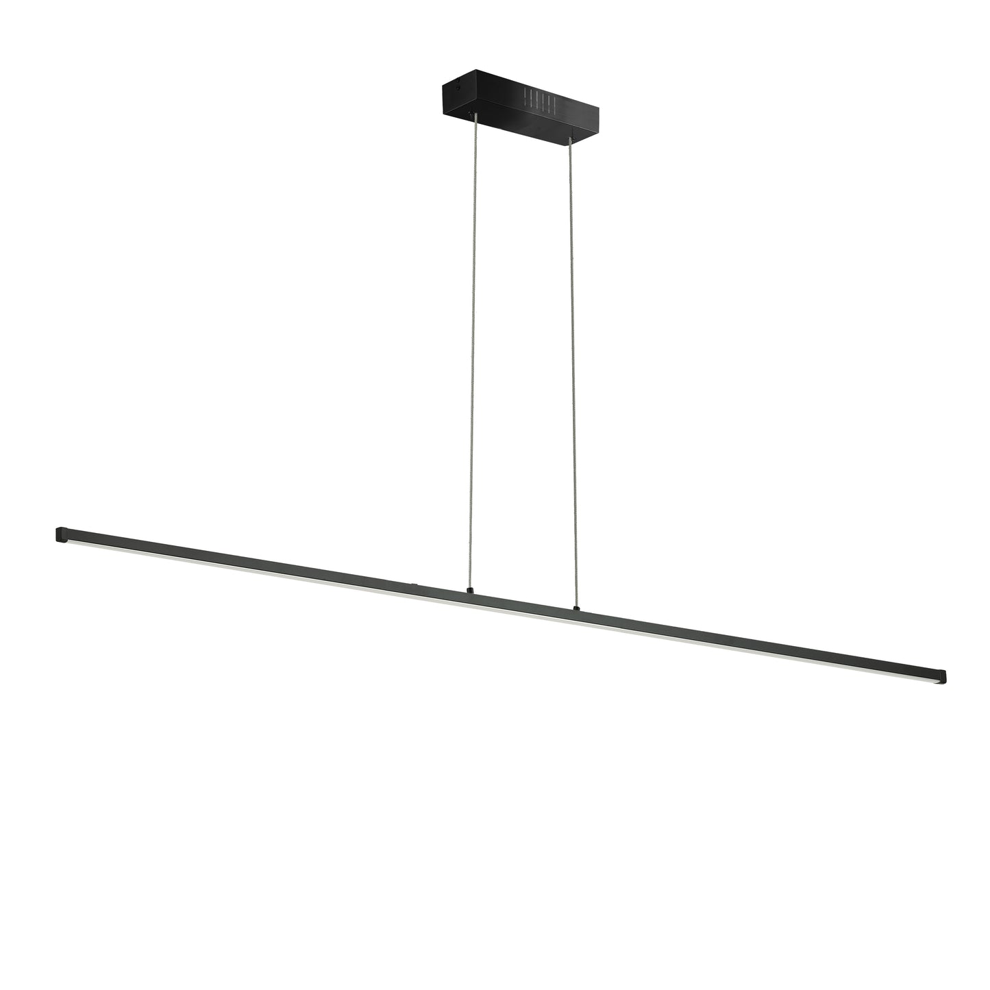 Dainolite ARY-3830LEDHP-MB 30W Horizontal Pendant, Matte Black with White Acrylic Diffuser