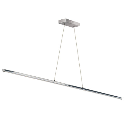 Dainolite 30W LED Horizontal Pendant, Polished Chrome with White Acrylic Diffuser