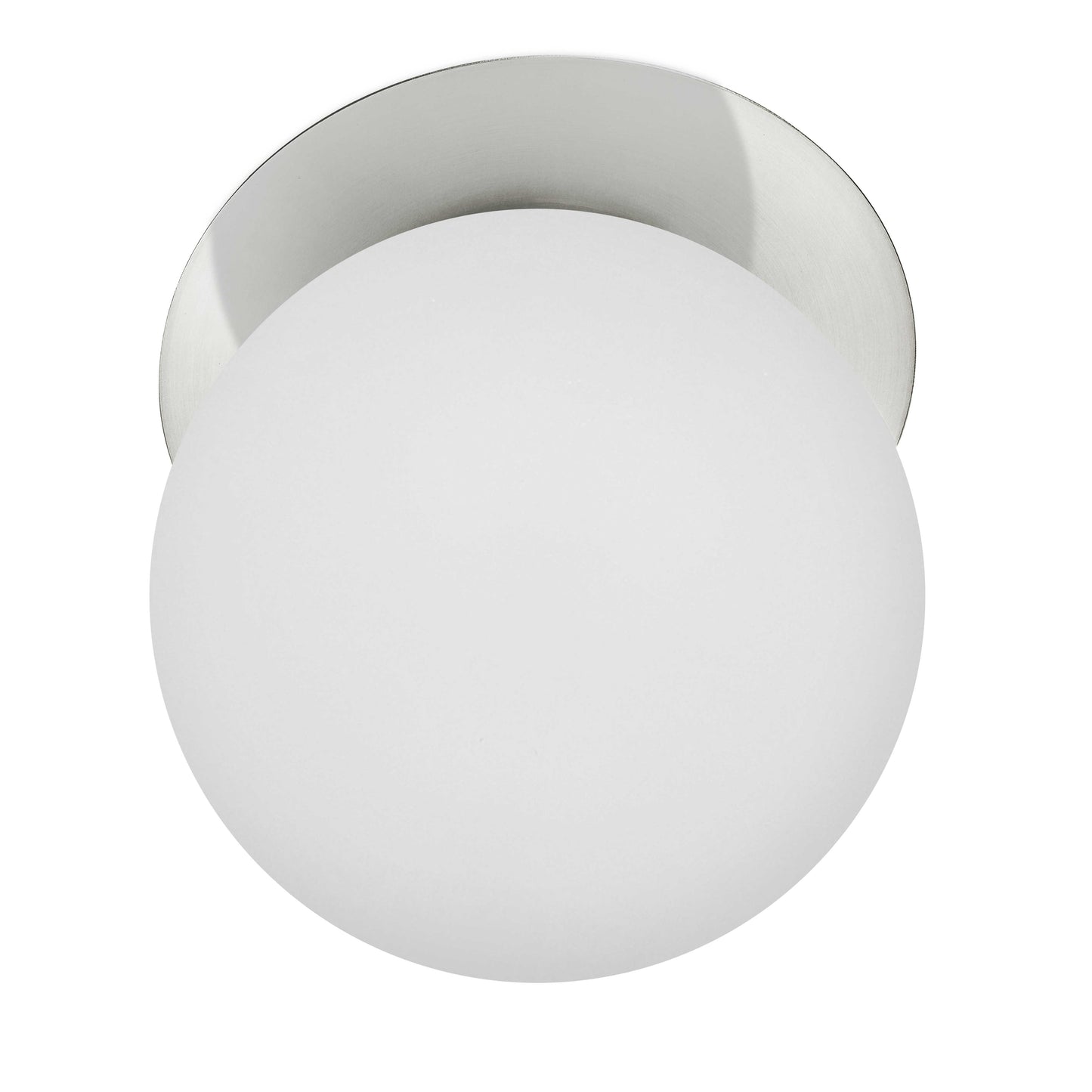Dainolite 1 Light Polished Chrome Incandescent Wall Sconce with White Glass Globe