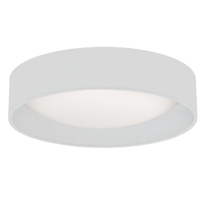 Dainolite 15" Light Flush Mount Fixture White Shade