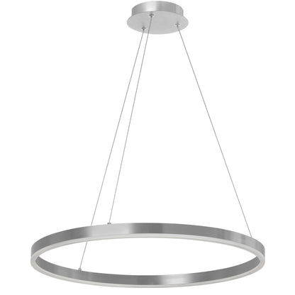 Dainolite 30W Colour Temperature Changing Chandelier, Silver with White Acrylic Diffuser