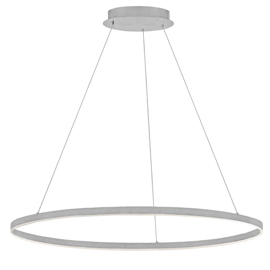 Dainolite 50W Colour Changing Temperature Chandelier, Silver with White Acrylic Diffuser