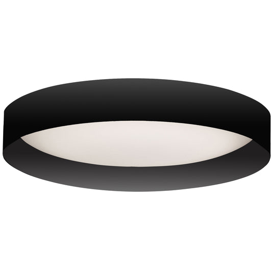 Dainolite 22W Flush Mount w/ Matte Black Metal Shade