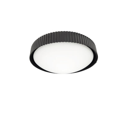 Dainolite 30W Flush Mount, Matte Black 3 Colour Change Temperature