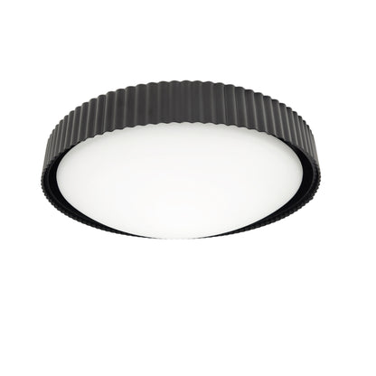 Dainolite 37W Flush Mount, Matte Black 3 Colour Change Temperature
