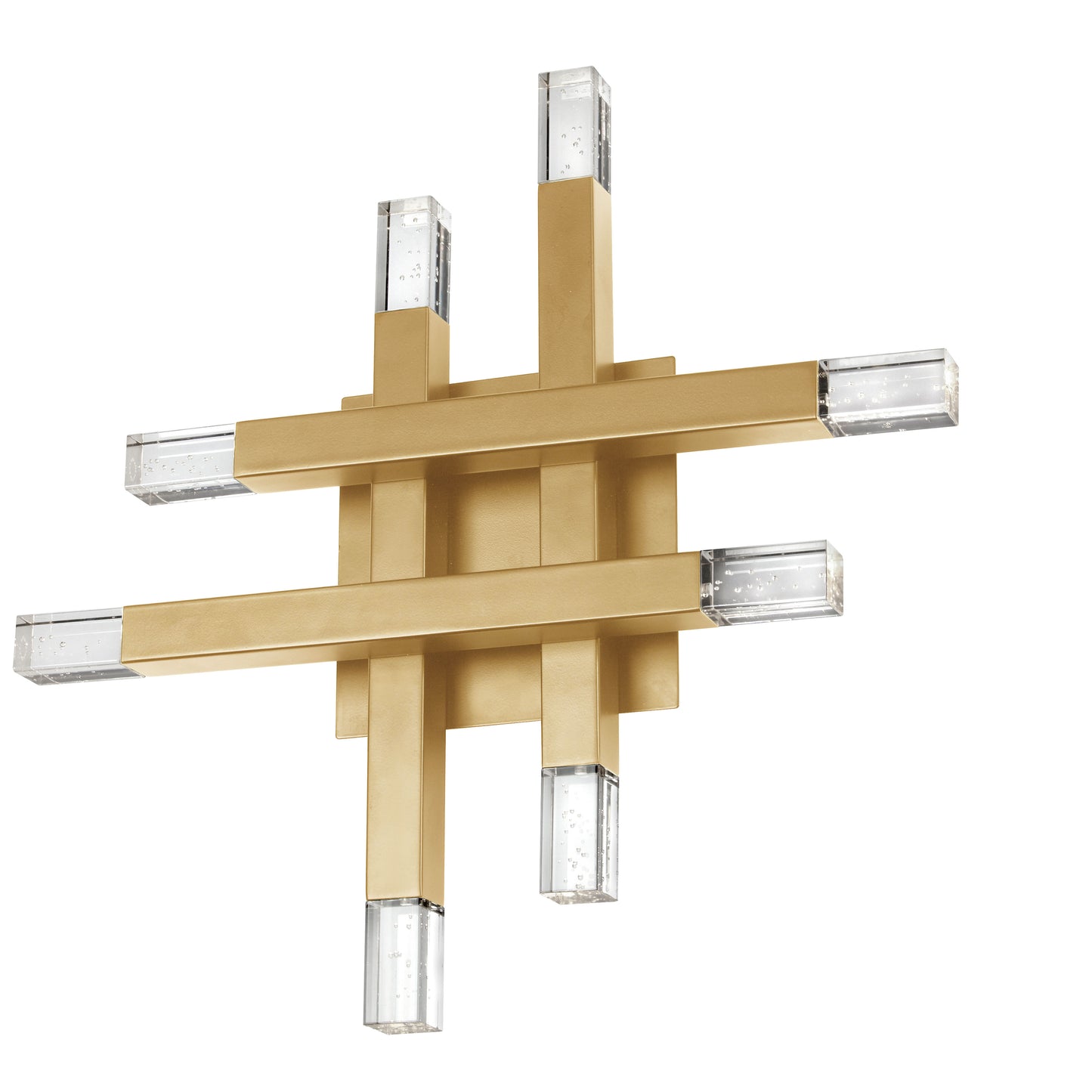 Dainolite FCS-1432W-AGB 24W Aged Brass Wall Sconce w/ Acrylic Diffuser