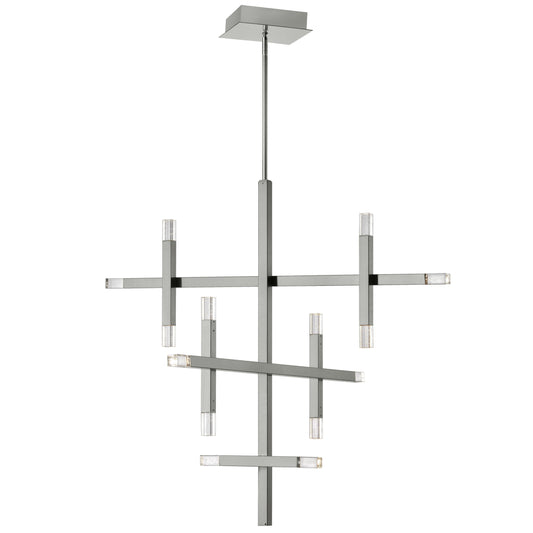 Dainolite FCS-3656C-PC 42W Polished Chrome Chandelier w/ Acrylic Diffuser