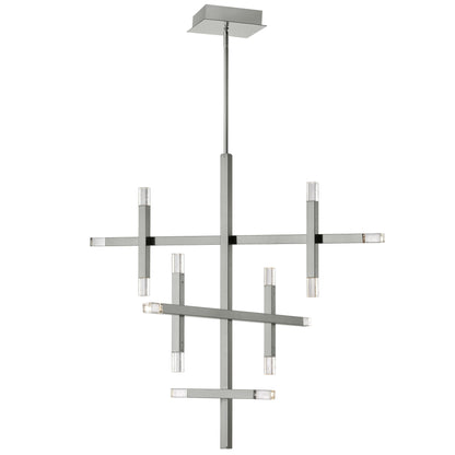 Dainolite 42W Polished Chrome Chandelier w/ Acrylic Diffuser