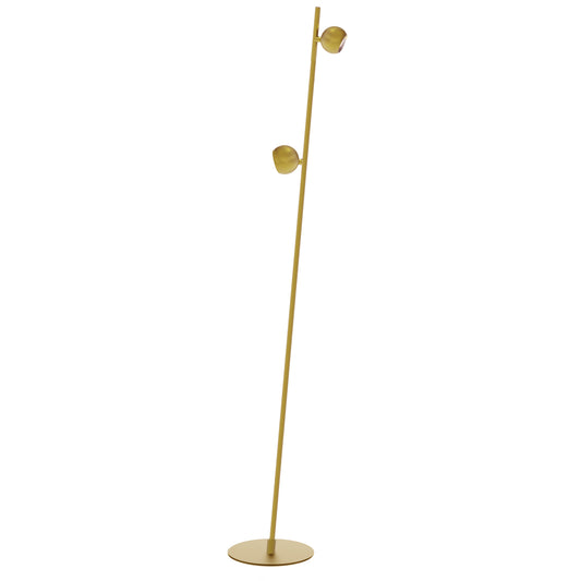 Dainolite 10.5W Aged Brass Floor Lamp