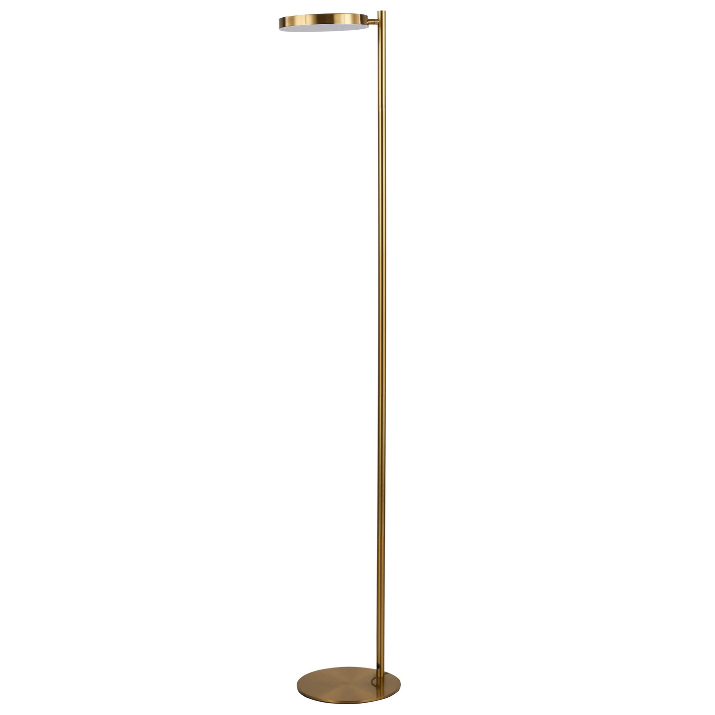 Dainolite 1 Light LED Fia Floor Lamp Aged Brass