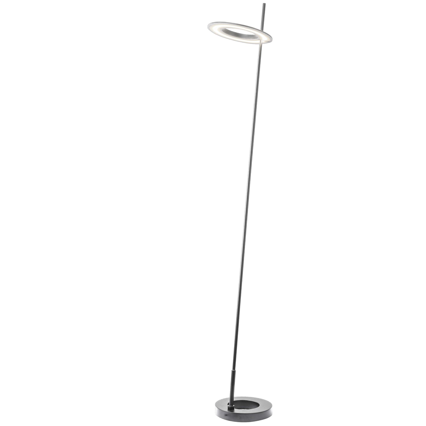Dainolite 20W Floor Lamp Satin Chrome