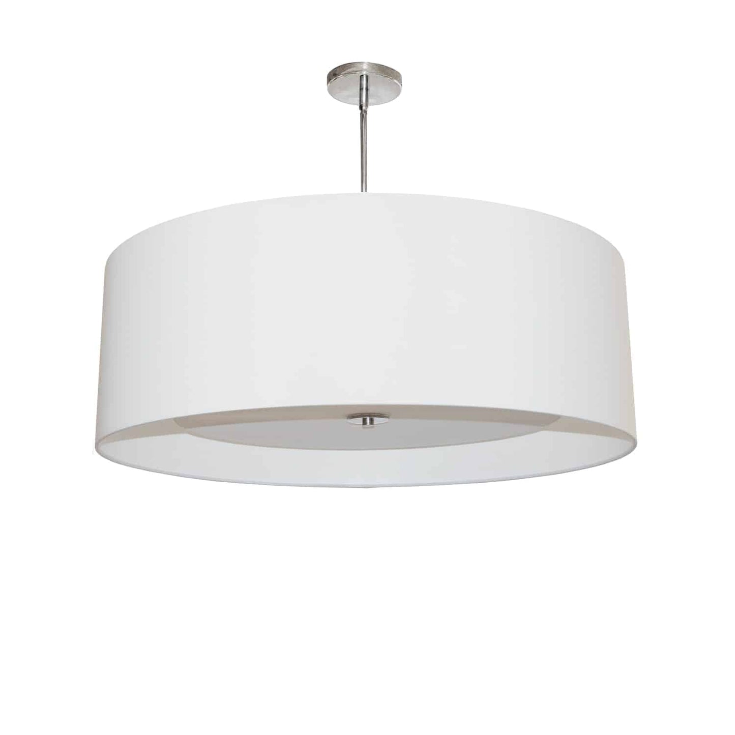Dainolite 4 Light Helena Pendant Polished Chrome White with White Diffuser