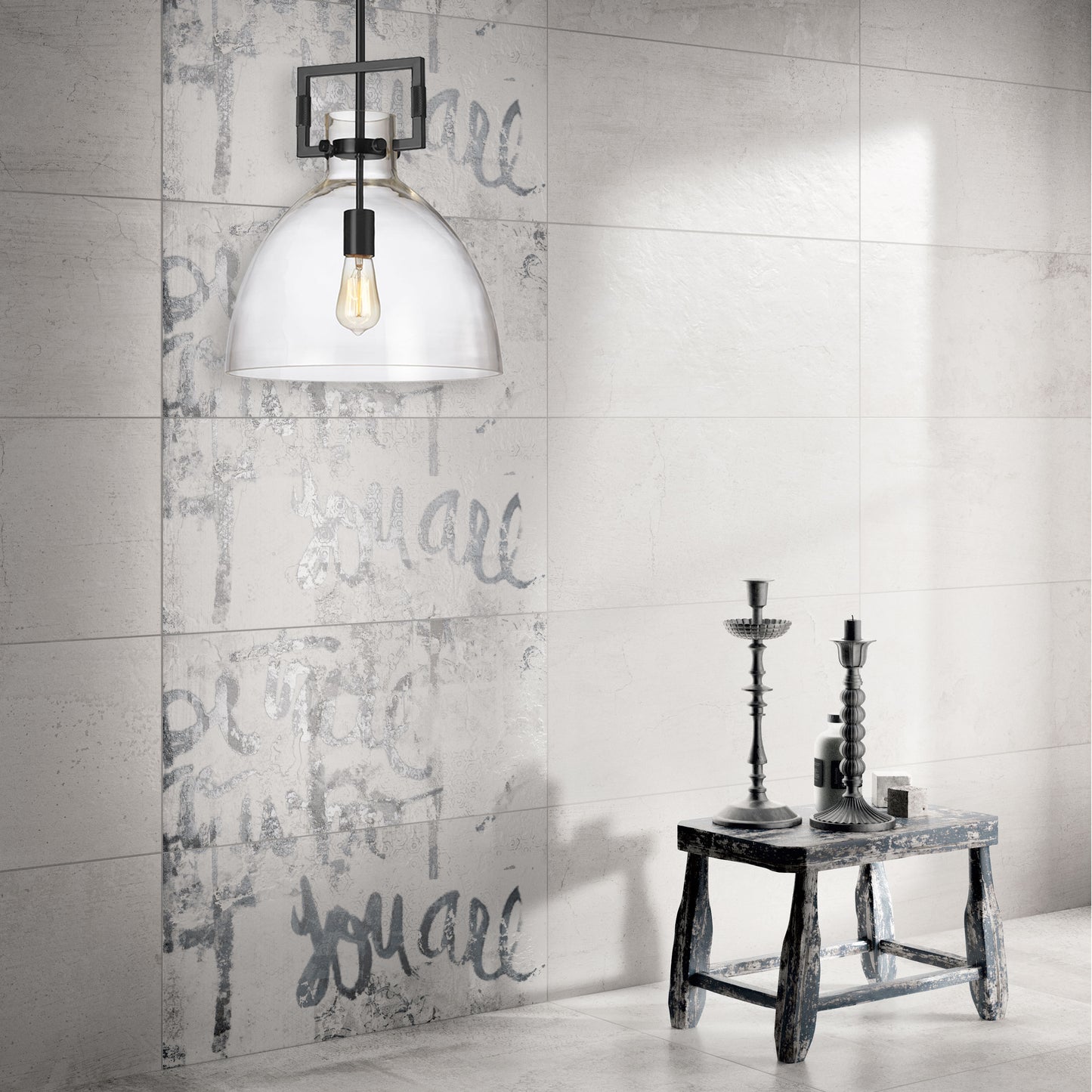 Dainolite 1 Light Incandescent Matte Black Pendant