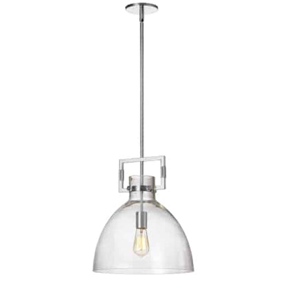 Dainolite 1 Light Incandescent Polished Chrome Pendant
