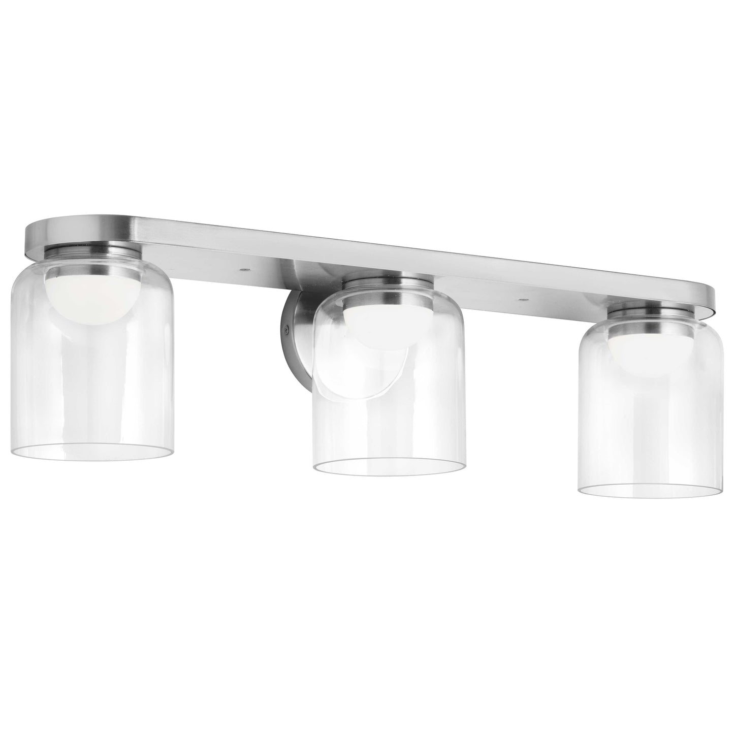 Dainolite 10W LED Nadine Vanity Polished Chrome w/ Clear Glass