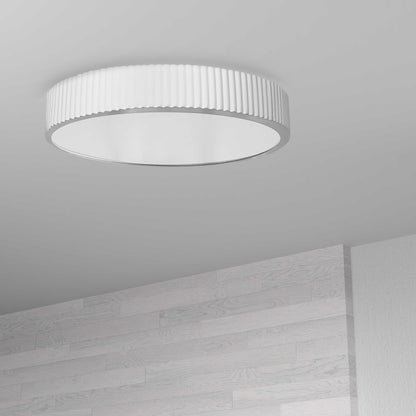 Dainolite 30W LED Flush mount, Matte White with White Acrylic Diffuser
