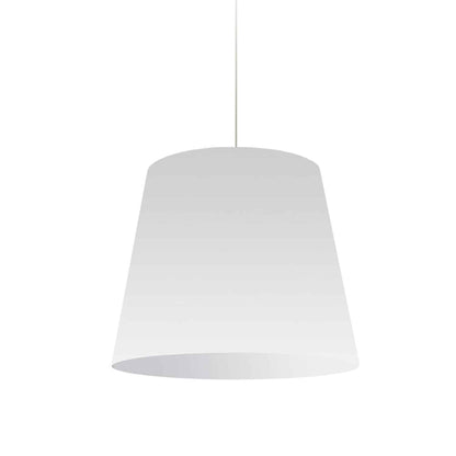 Dainolite 1 Light Oversized Drum Pendant Medium Wht Shade