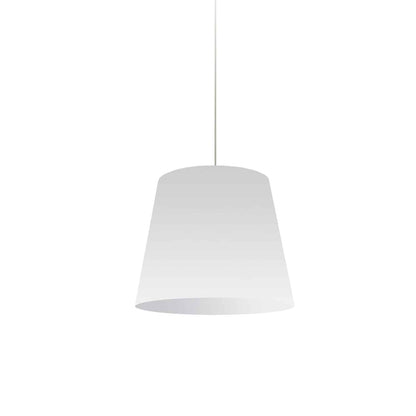 Dainolite 1 Light Oversized Drum Pendant Small White Shade