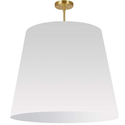 Dainolite 1 Light Oversized Drum Pendant X-Large White Shade