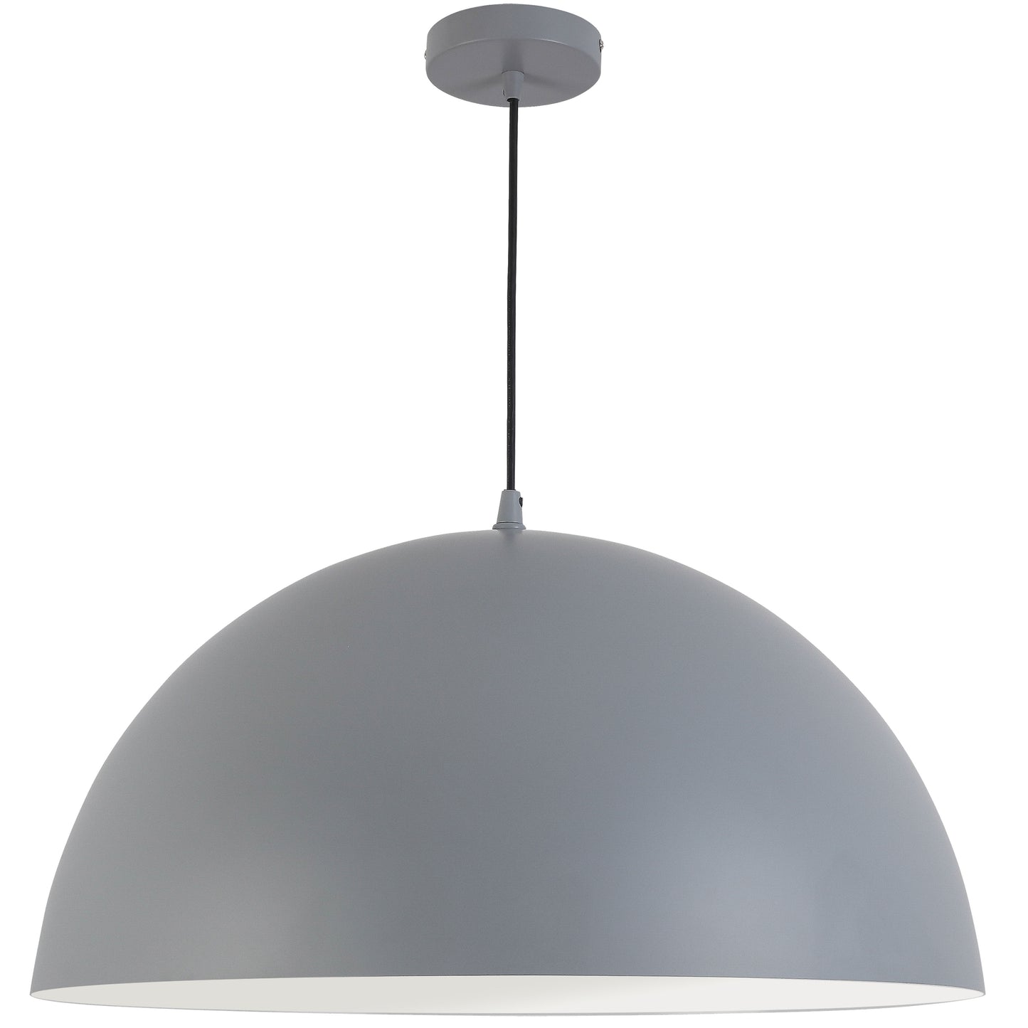 Dainolite 1 Light Incandescent 20" Pendant Grey