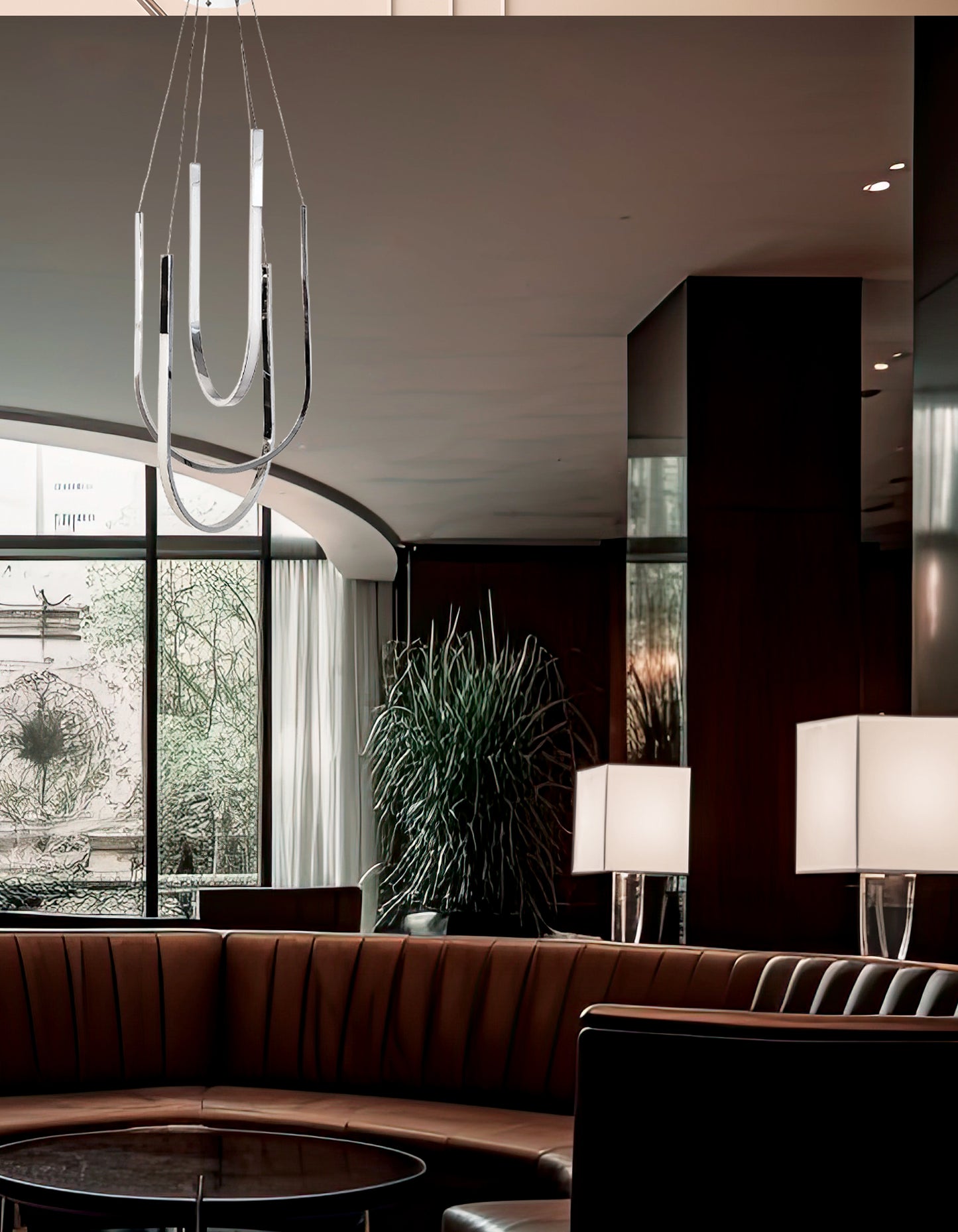 Dainolite 62W Pendant Polished Chrome with White Silicone Diffuser