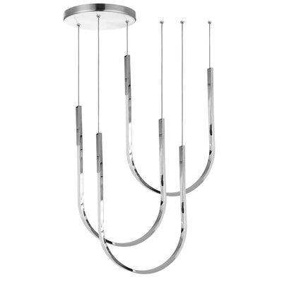 Dainolite 62W Horizontal Pendant Polished Chrome with White Silicone Diffuser