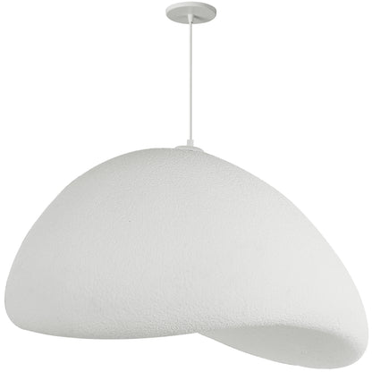 Dainolite 1 Light Pendant in Matte White