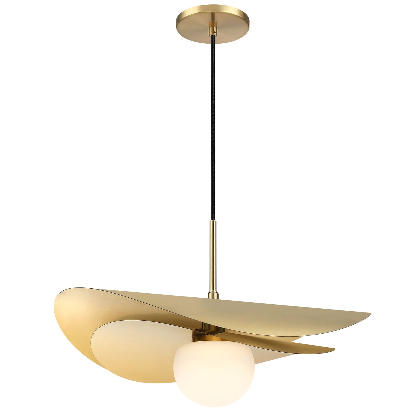 Dainolite 12W LED Paven Pendant Aged Brass