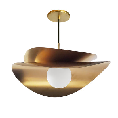 Dainolite 15W Pendant in Aged Brass