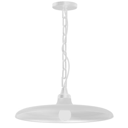Dainolite 1 Light Incandescent Pendant Matte White
