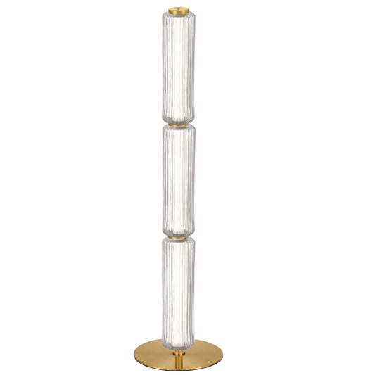 Dainolite 30W Floor Lamp in Aged Brass