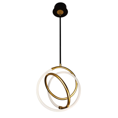 Dainolite 15W Pendant Gold & Matte Black