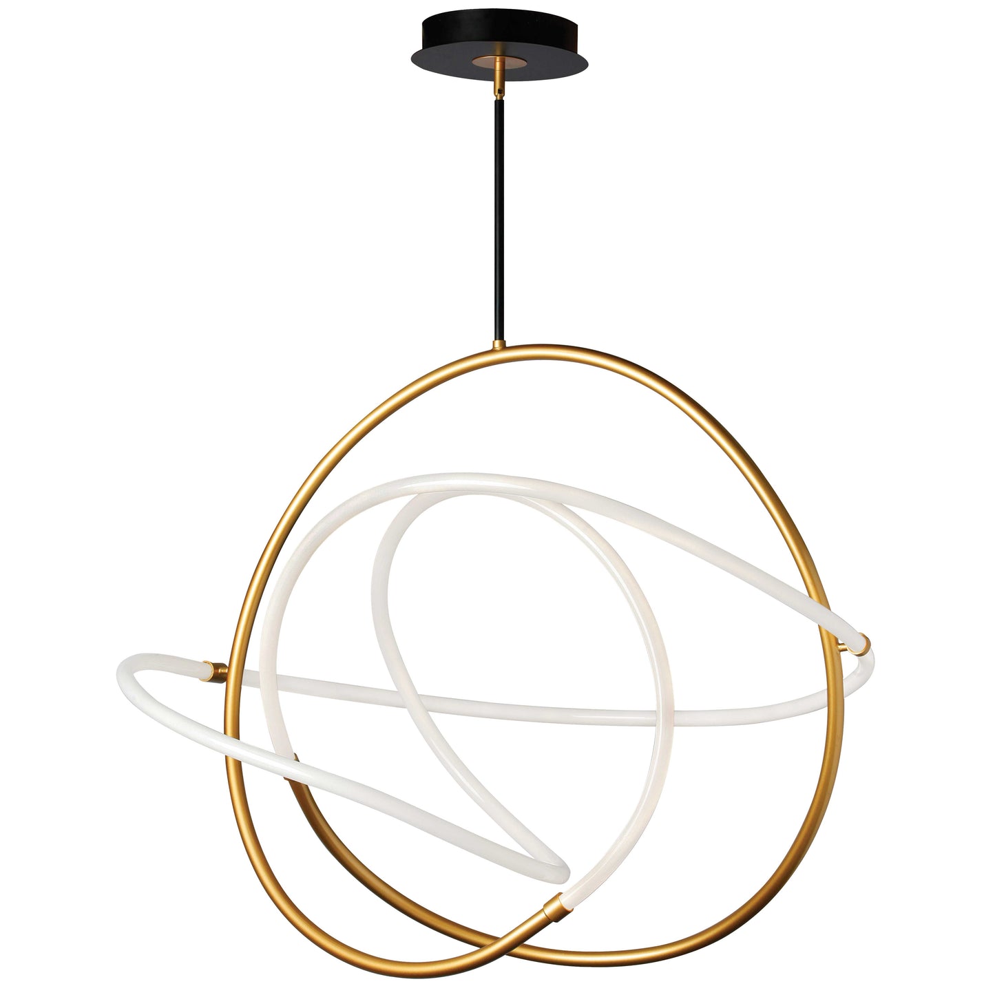 Dainolite 40W Pendant Gold & Matte Black