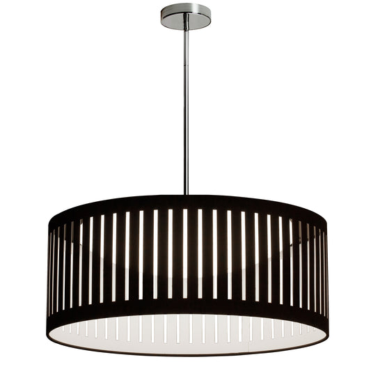 Dainolite SDLED-20P-BK LED Slit Drum Shade, Black