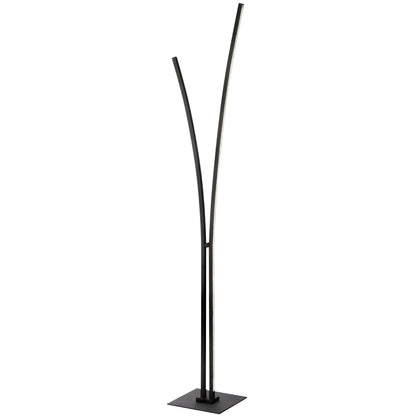 VIN-6536LEDF-MB 30W Floor Lamp, MB w/ WH Acrylic Diffuser