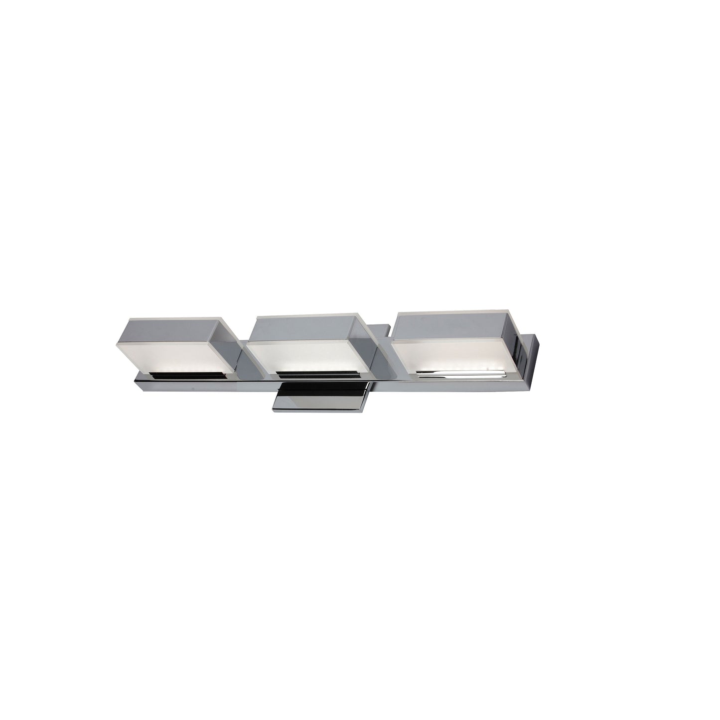 Dainolite 3 Light LED Wall Vanity, Polished Chrome Finish