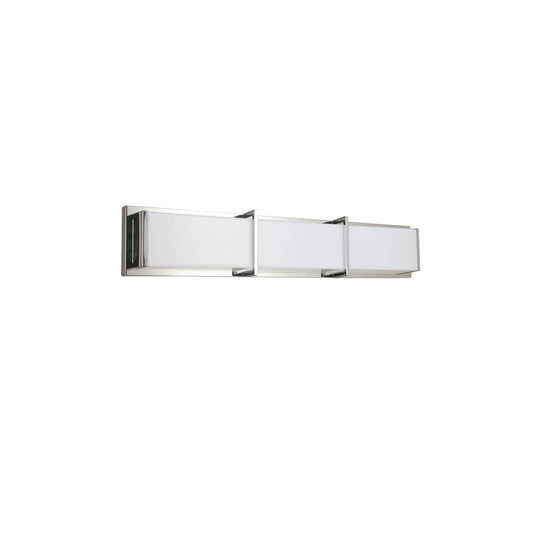 Dainolite 36W Polished Chrome Vanity Light w/ White Acrylic Diffuser