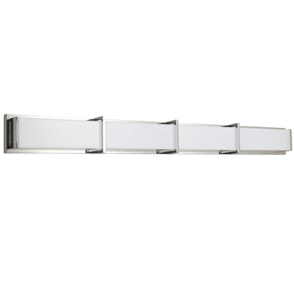 Dainolite 72W Polished Chrome Vanity Light w/ White Acrylic Diffuser