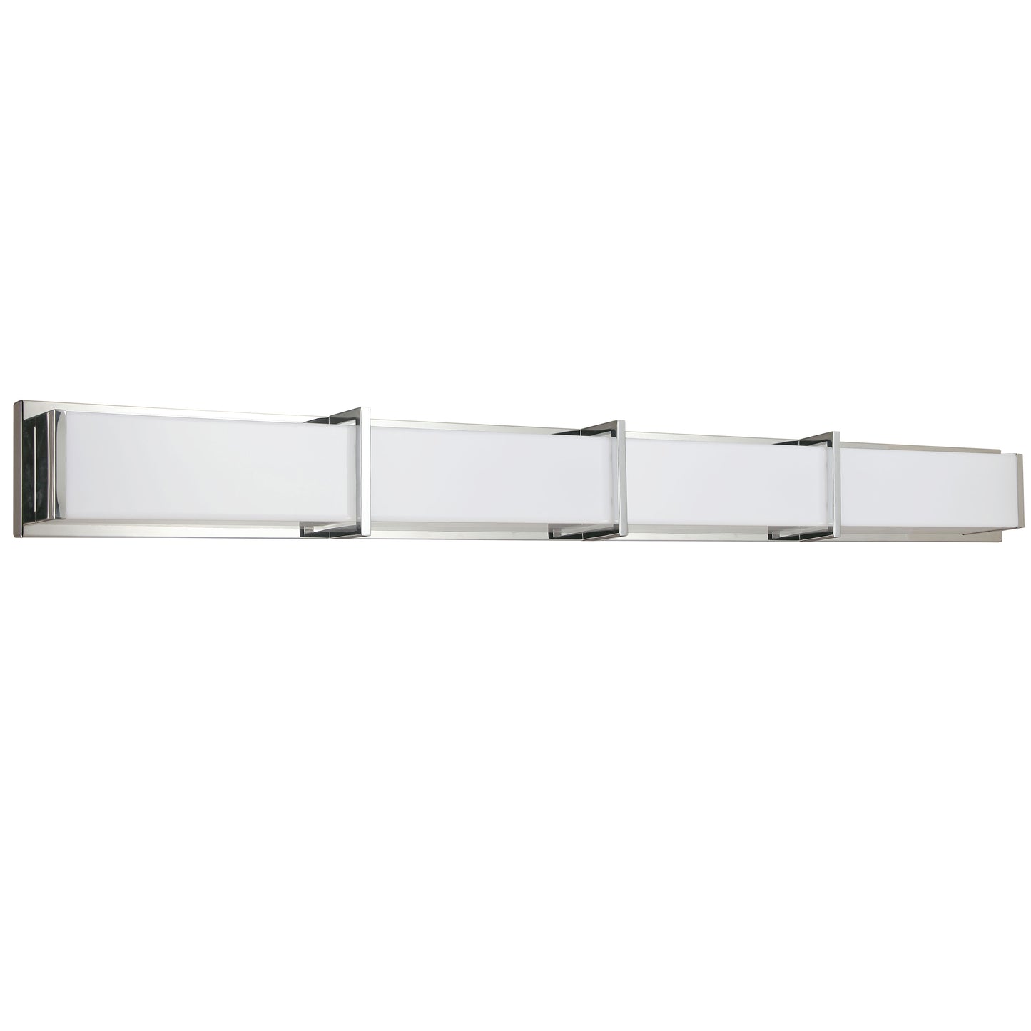 Dainolite 72W Polished Chrome Vanity Light w/ White Acrylic Diffuser