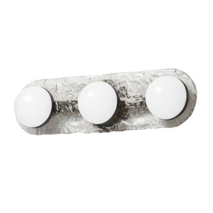 Dainolite 30W Vanity Matte Black with Clear Glass