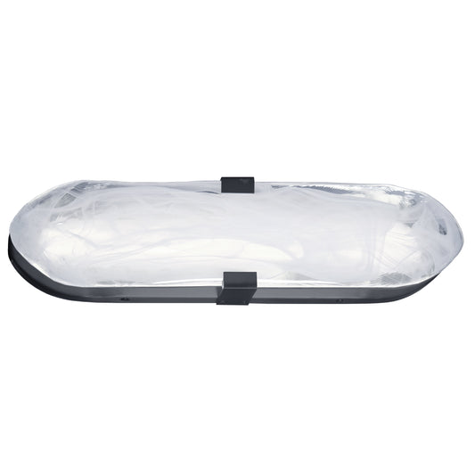 Dainolite 20W Wall Sconce Matte Black with Alabaster Glass
