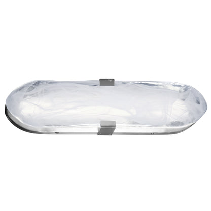 Dainolite 20W Wall Sconce Polished Chrome with Alabaster Glass