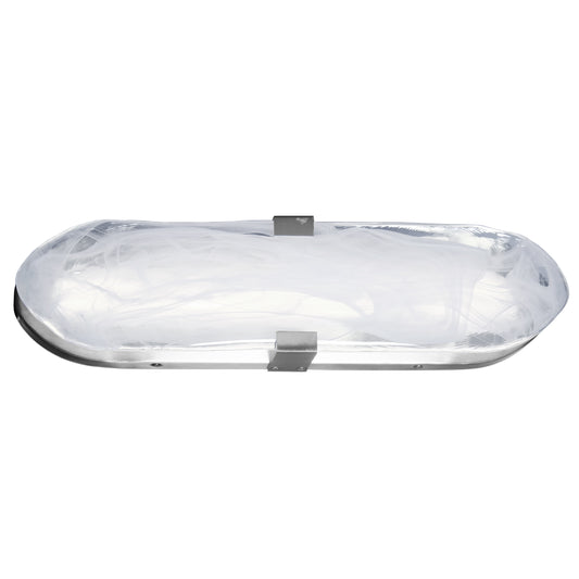 Dainolite 20W Wall Sconce Polished Chrome with Alabaster Glass