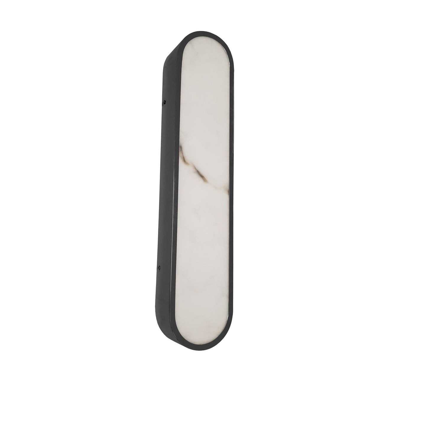 Dainolite 30W Wall Sconce in Matte Black w/ Alabaster Diffuser