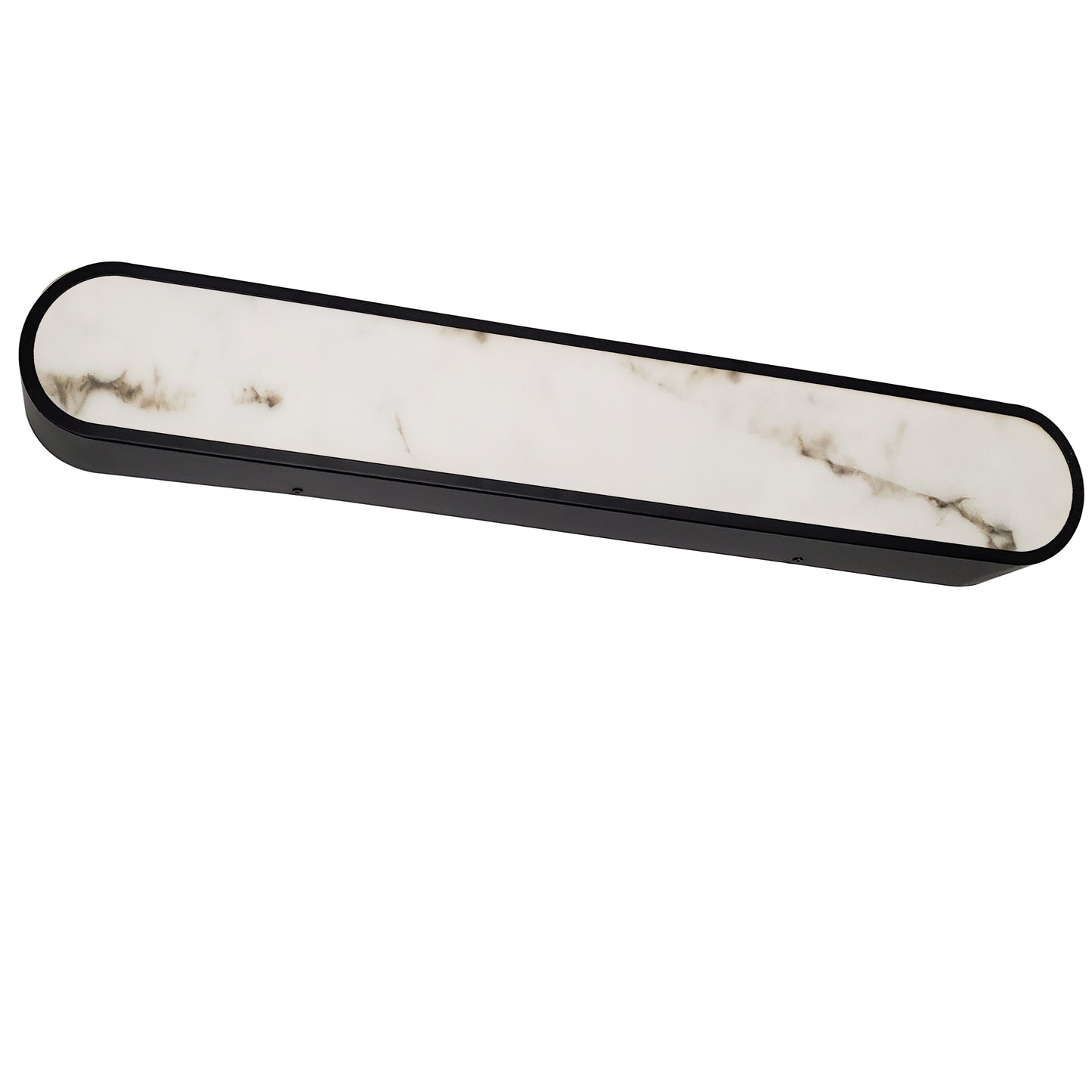 Dainolite 40W Wall Sconce in Matte Black w/ Alabaster Diffuser