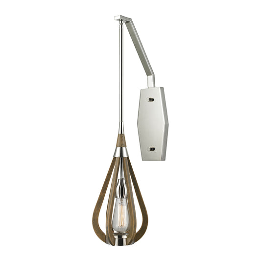 Janette 1-Light Mini Pendant in Polished Nickel