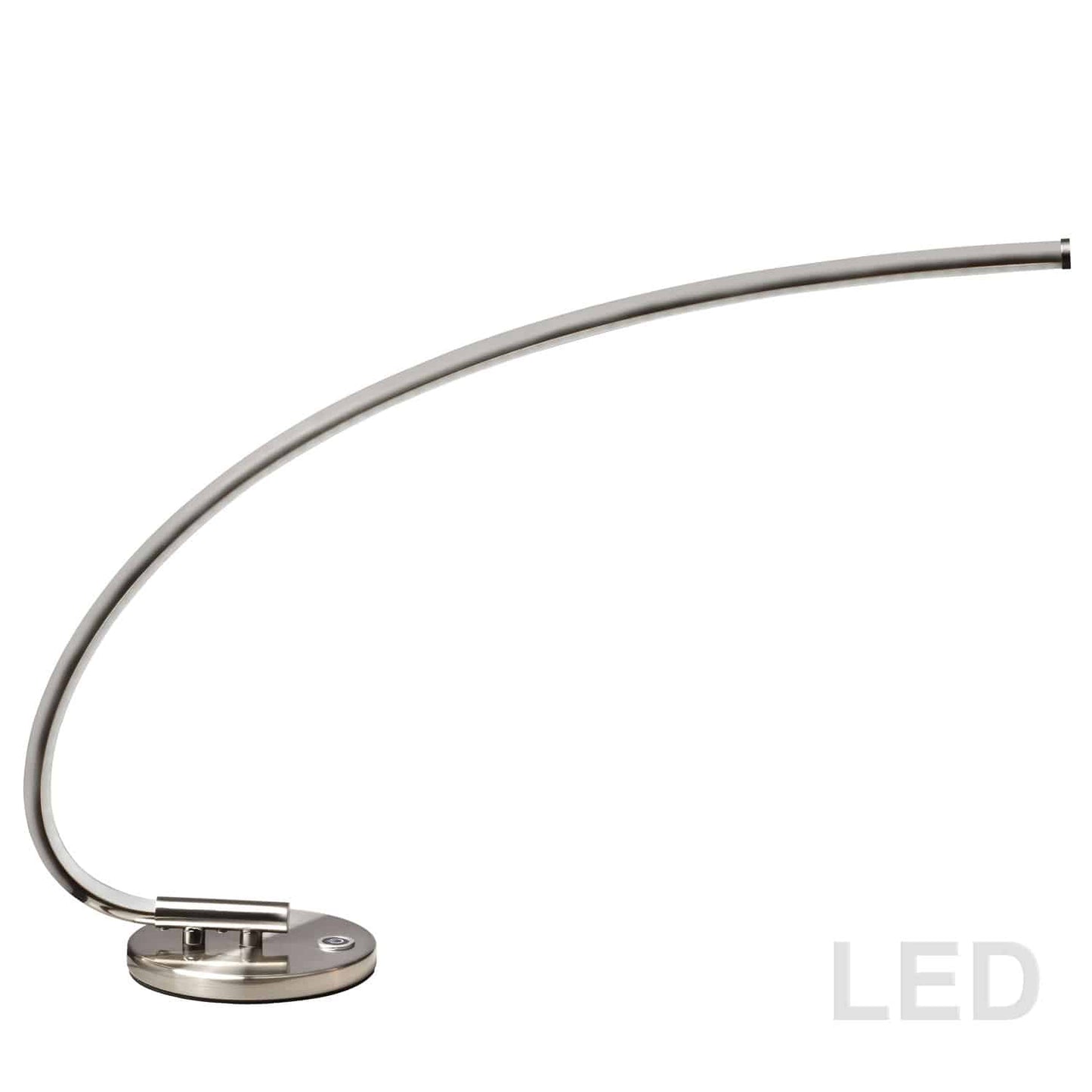 Dainolite 322-LEDT-SC LED Table Lamp, 18 Watt, Satin Chrome Finish