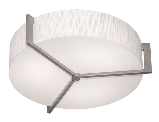 AFX Inc. APF1214LAJUDWG-JT Apex Ceiling, 14 inch, Weathered Grey Finish with Jute Shade