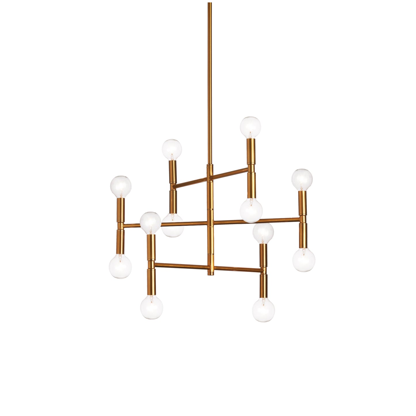 Dainolite AVA-2012C-VB 12 Light Chandelier, Vintage Bronze Finish