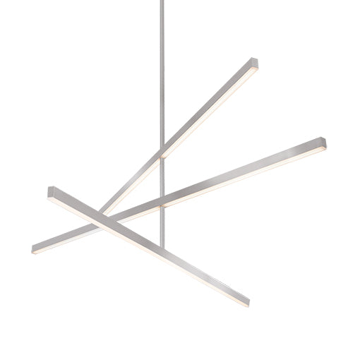 Kuzco Lighting CH10356-BN Vega LED 56 inch Brushed Nickel Chandelier